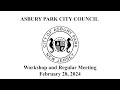 Asbury park city council meeting  february 28 2024