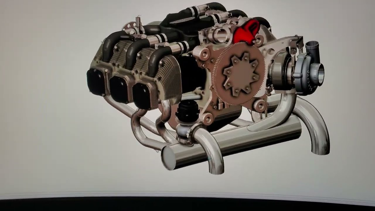 UL520T Engine - YouTube