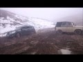 Nissan Patrol 2014 vs UAZ-469 (Vilis) 1972 mud off road in Armenia 2015