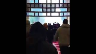 فرحة المصلين داخل المسجد الاقصى عند نزول الثلج ?❤️ | المنظر روعة
