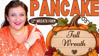 The Secret to a Perfect Pancake Wreath 🎃 DIY Fall Craft