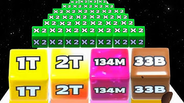 Jelly Run 2048 vs Hole Merge Run - ASMR Gameplay (Freepya, Max Level) New Update