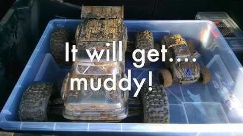 Arrma Outcast first bash video on 4s (wheelies and backflips)