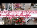 2022 SMALL BACK PORCH MAKEOVER! | RELAXING WEEKEND DAY IN THE LIFE! |  Lauren Yarbrough