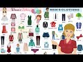 Clothes Vocabulary: List of Clothes and Accessories in English | Clothes Names with Pictures
