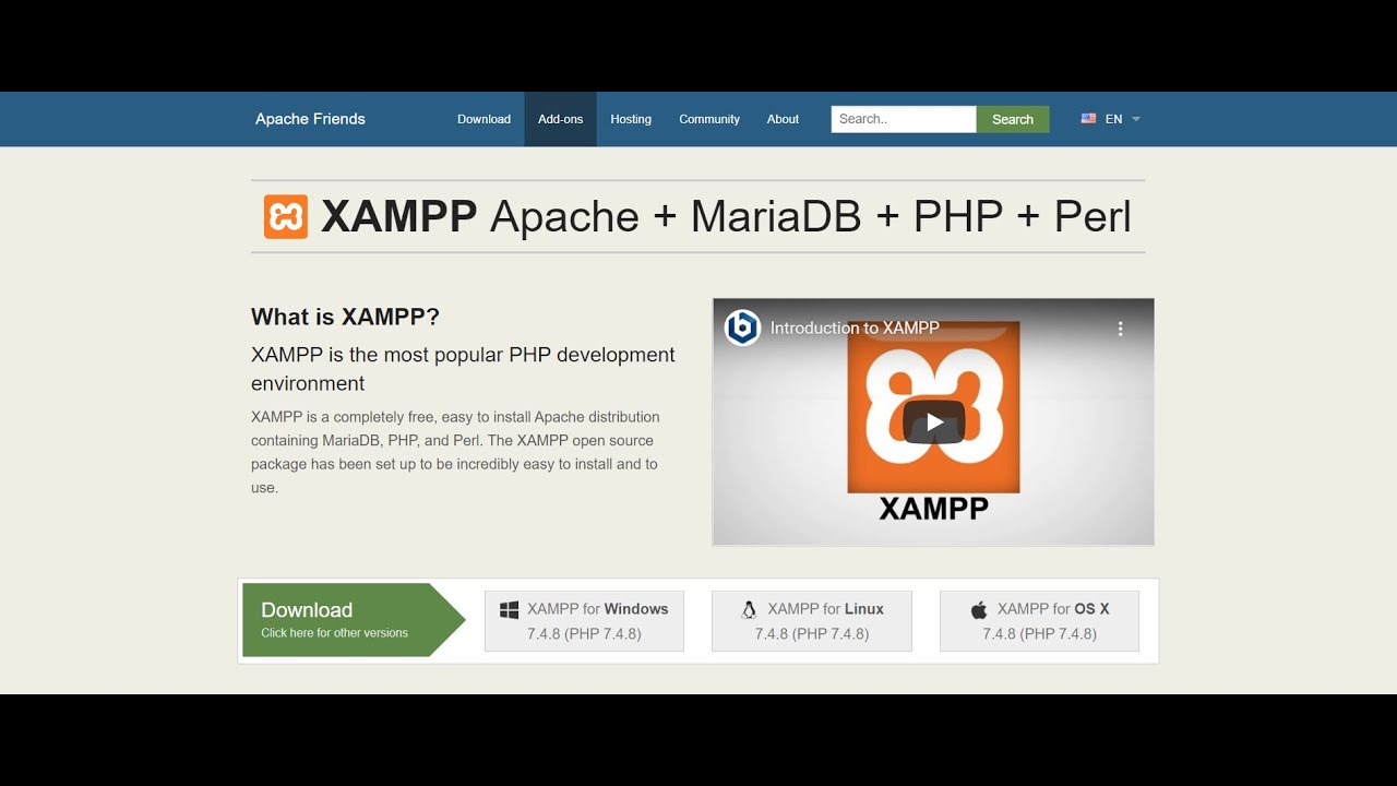 #3 PHP Tutorial in Malayalam | Environment Setup - XAMPP Installation ...