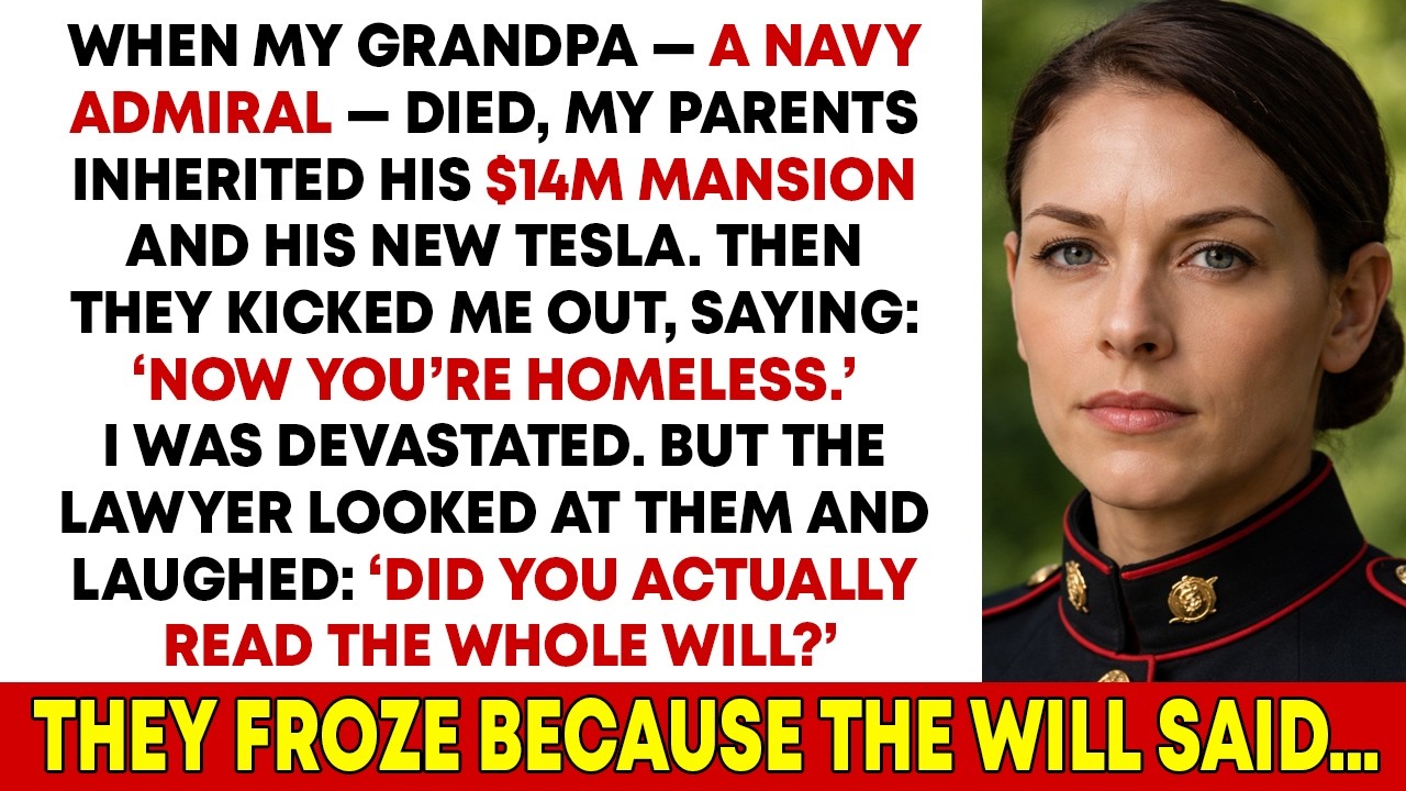 My Parents Inherited My Admiral Grandpa’s $14M Mansion… Then the Lawyer Turned the Page