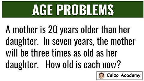 Solving the Problem l Age Problems Part 1- CSE and UPCAT Review