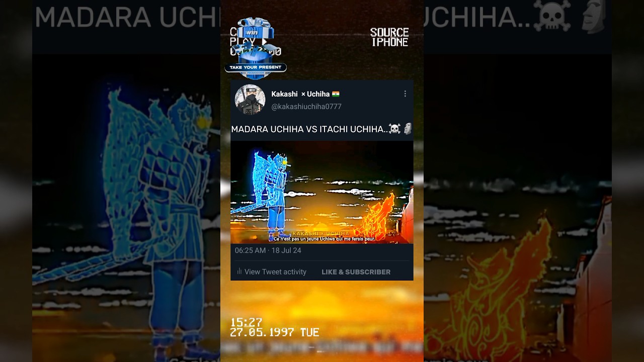 MADARA UCHIHA VS ITACHI UCHIHA ☠️🗿