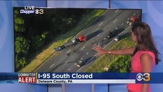 Police Investigating Crash On Interstate 95 In Delco