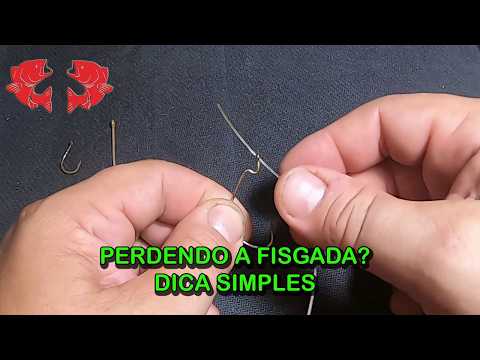 The correct way to tie your fishing hook and avoid losing more fish.