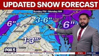 DC Snow Forecast: Advisories & Warnings across the DMV
