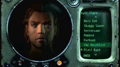 Fallout 3 Walkthrough Part 1 - Making Character