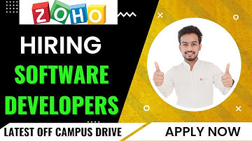 Big Hiring | Zoho | Software Developers | Latest Off Campus Drive | 2020 | 2021 | 2022 Batch | Jobs