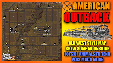 Farming Simulator 2015 - American Outback V Gold Mod "Map Mod Review"