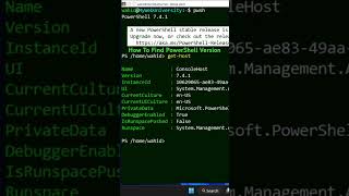 How To Find PowerShell Version
