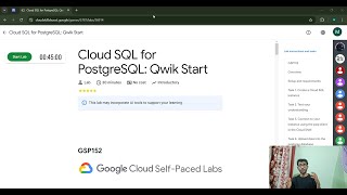 Cloud SQL for PostgreSQL: Qwik Start...The Arcade base Camp January 2025 !!