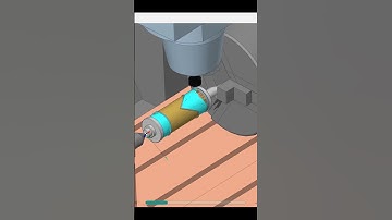 SprutCAM X 4-axis milling roller mask. #simulation #sprutcam #4axis #milling #cadcam #cnc #cam