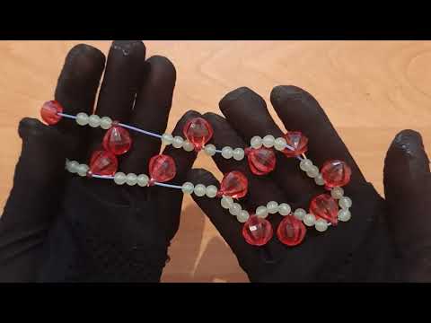 Əl işləri muncuqdan boyunbagi duzeltmek sep duzeltmek KIRAZ KOLYE YAPIMI EASY CHERRY NECKLACE MAKING