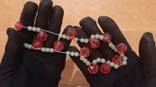 Əl işləri muncuqdan boyunbagi duzeltmek sep duzeltmek KIRAZ KOLYE YAPIMI EASY CHERRY NECKLACE MAKING