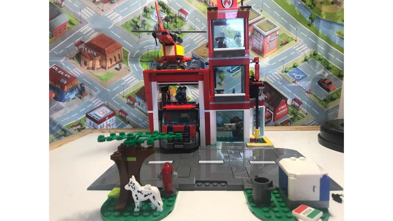 Lego City – straż pożarna i policja – film - YouTube