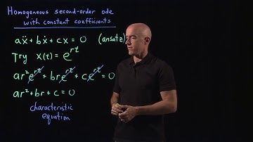 Homogeneous ode with constant coefficients | Lecture 13 | Differential Equations for Engineers
