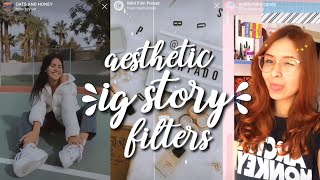 THE BEST AESTHETIC FILTERS FOR IG STORIES | 2020 screenshot 5