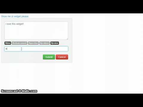 Javascript Feedback Widget