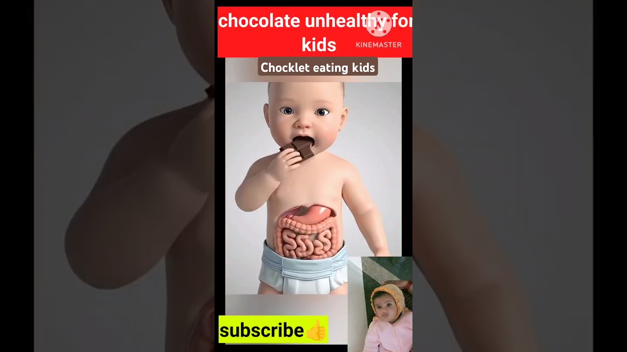 chocolate eating kids 