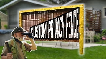 Unique Fencing Ideas!