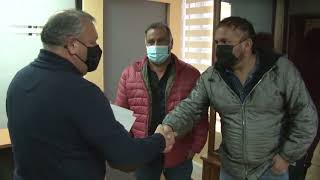 Pescadores de excaleta Sudamericana se reunieron con Gobernador Rodrigo Mundaca