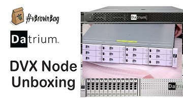 Datrium DVX Data Node Unboxing