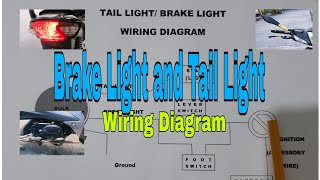Motorcycle Brake Light And Tail Light Wiring Diagram