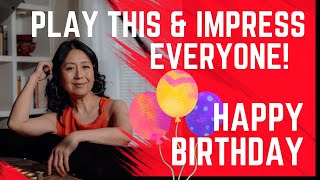 Happy Birthday(Jazzy)|Beginner Piano Lesson