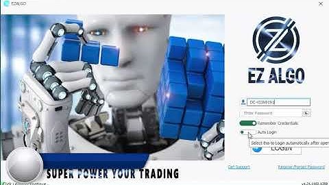 EZ ALGO API TRADING BRIDGE - Easiest AlgoTrading Software