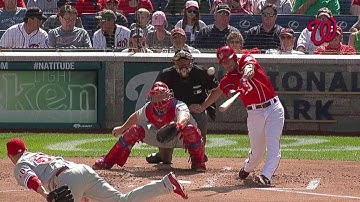 PHI@WSH: Desmond rips a double to score Harper