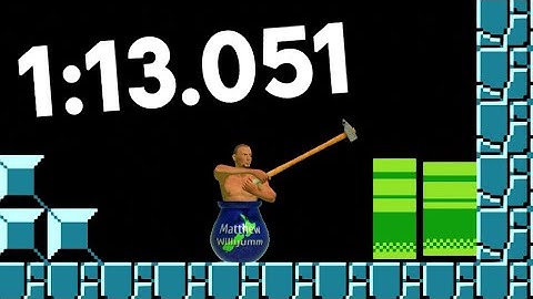 Getting Over It - Mario Map in 1:13.051