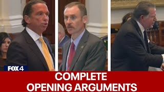 Famous Ken Paxton Impeachment Trial: Entire opening statements from prosecution, defense Wealth