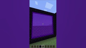 How Big Can Be Nether Portal in Minecraft #shorts #minecraft #trendingshorts