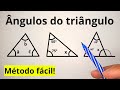 Ângulos do Triângulo: Método Fácil para Aprender