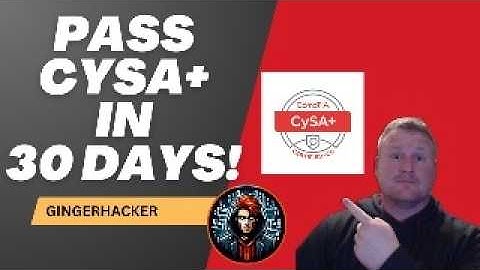 Crush The Cysa Exam In 30 Days Or Less!