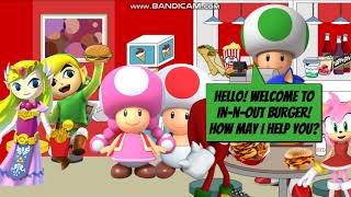 Toad and Toadette Behaves at In-N-Out Burger/Ungrounded