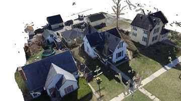 Drone Lidar Mesh Flyover - Photogrammetry