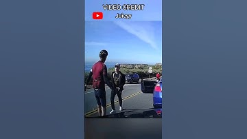 Road Rage Between Driver And Cyclists