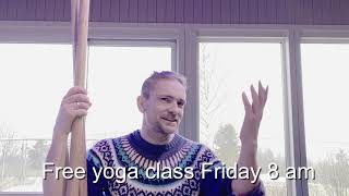 Free FRIKAR yoga class Fridays 8 am!