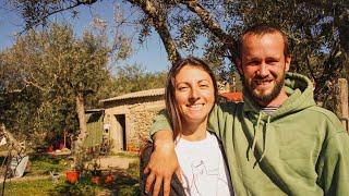 Building Stone Walls Off Grid Homestead