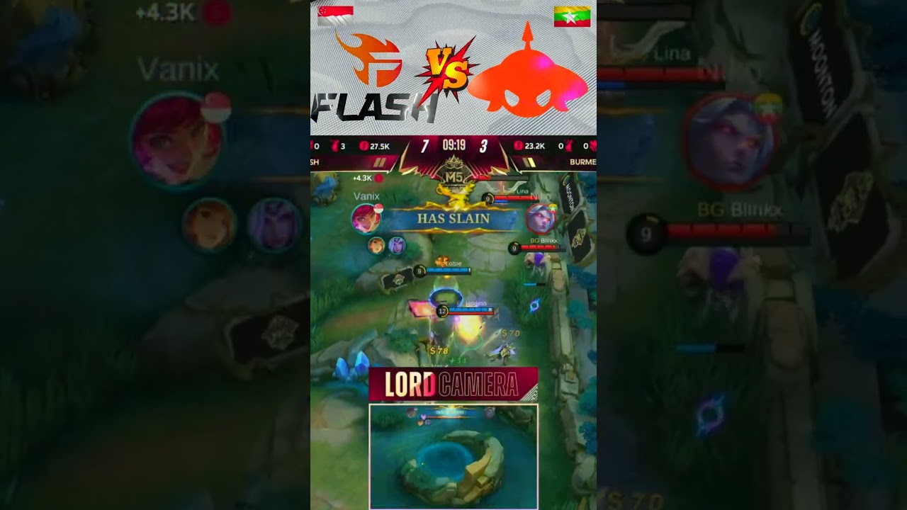 Triple kills для Беатрикс TEAM FLASH в матче с BG 