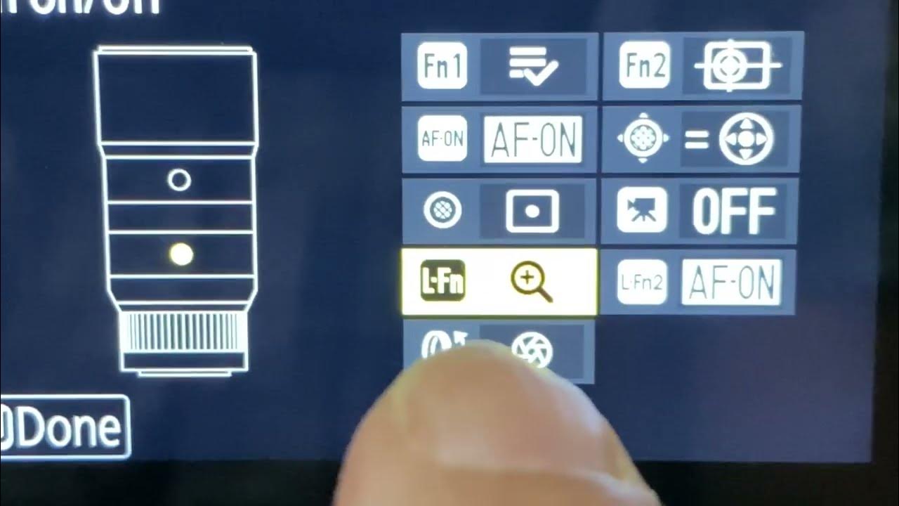 How to configure and use LFn button on 24 120mm f4 S? YouTube