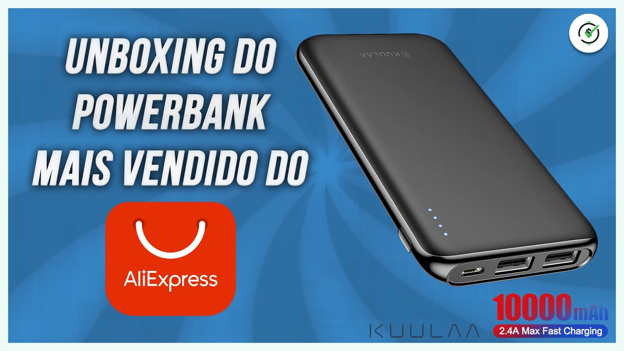 Unboxing Power bank Kulaa! 45 reais Bom e Barato! - YouTube