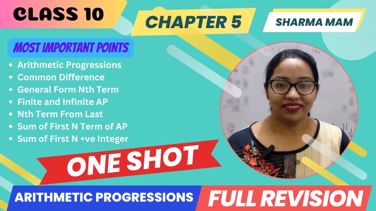One Shot Revision Class 10 Maths Chapter 5 Arithmetic Progression